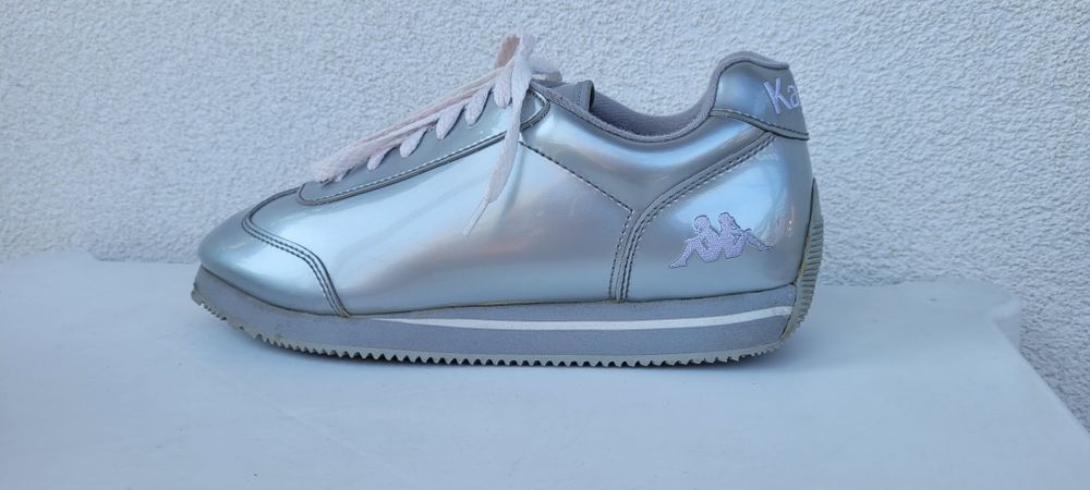 Srebrne sneakersy Kappa rozmiar 41