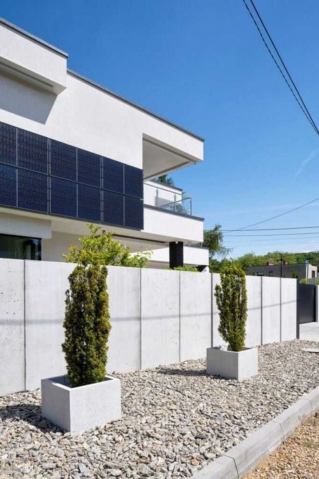 ogrodzenie betonowe elka betonowa mur betonowy przęsła grzebieniowe