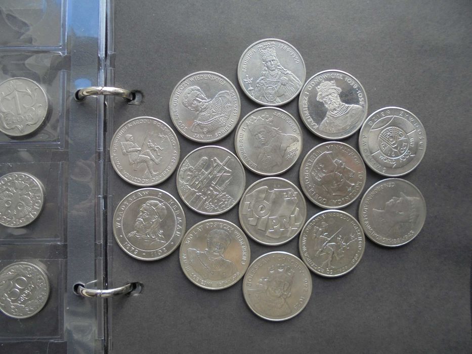 Zestaw 14 monet mix PRL | Poczet Królów + Rocznice | STAN!!!