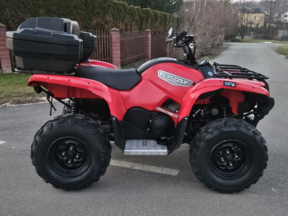 Yamaha grizzly 700 EPS Zadbana Kufer Dokumenty Quad przeprawowy