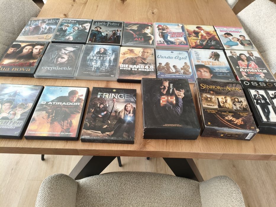 Conjunto de DVDS