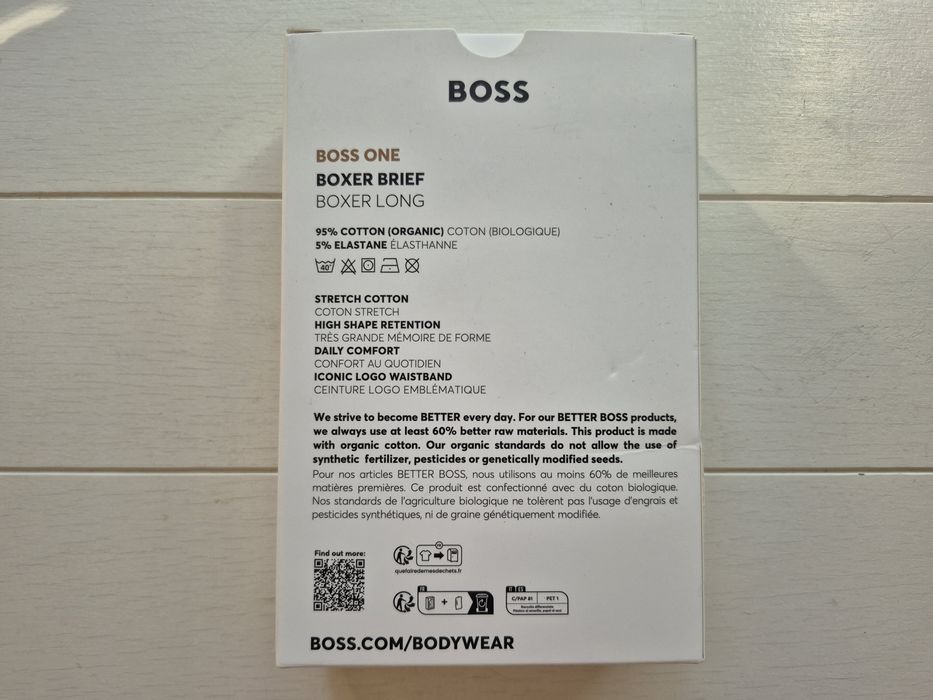 Bokserki Męskie 3pak Hugo Boss S
