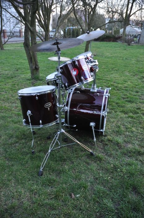 Kompletna perkusja z drewna brzozowego!