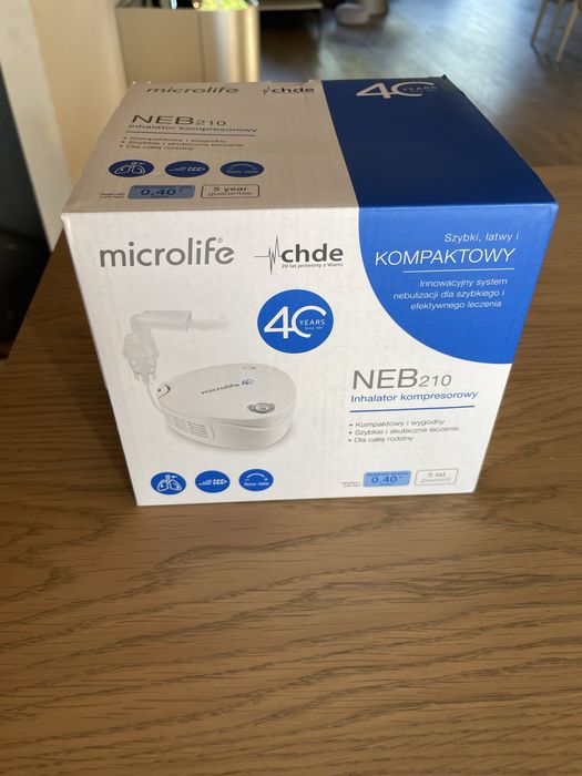 Nowy inhalator kompresorowy Microlife NEB 210 – nieużywany
