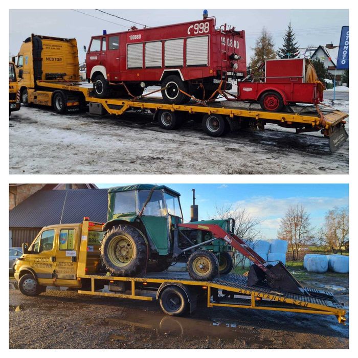 usługi transportowe ,pomoc drogowa