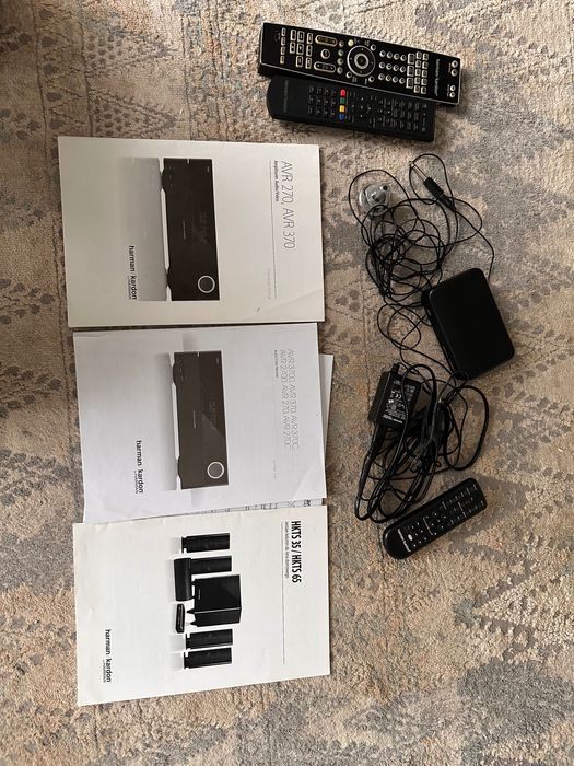 Harman Kardon AVR370 + BDT 30 + kpl głośników HKTS