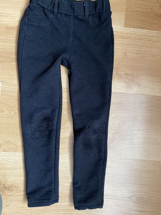 Komplet spodnie legginsy 4 szt 110cm dziewczynka Coccodrillo
