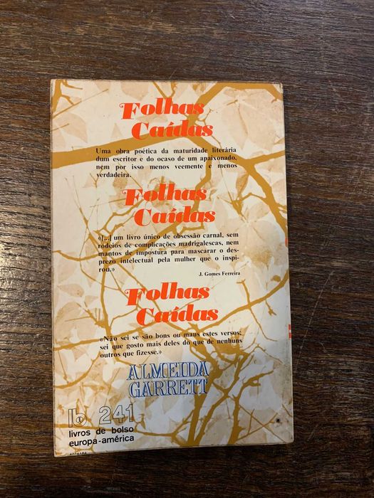 Folhas Caídas - Almeida Garrett