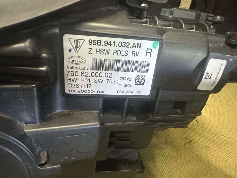 Фара на Porsche Macan. Європа PDLS. НАЯВНІСТЬ!