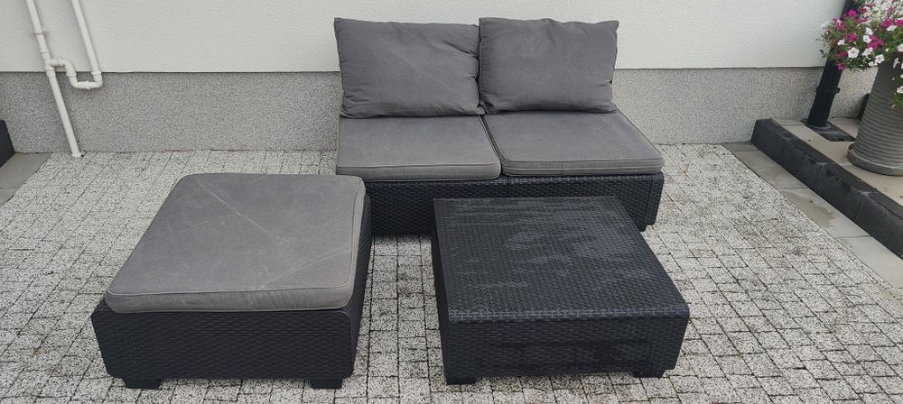 zestaw ogrodowy z technorattanu