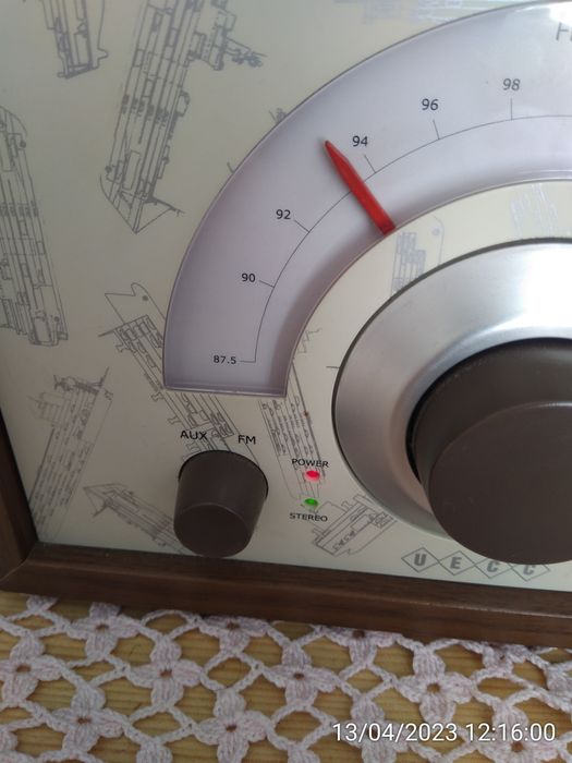 Rádio vintage tema náutico