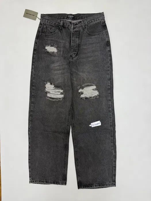 штаны джинсы  Balenciaga destress M L