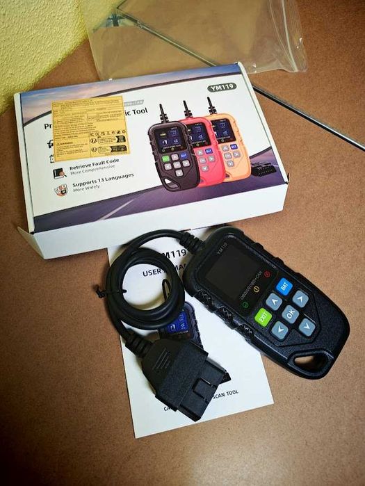 Máquina de Diagnóstico Automóvel OBD2 YM119 (NOVO)