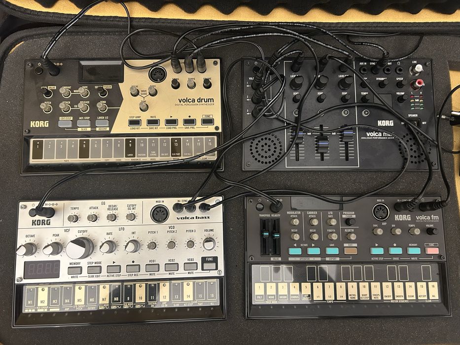 Sequenz CB-4VOLCA case para korg volcas