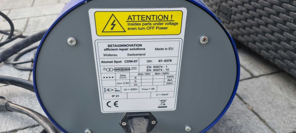 Spoter blacharski do alu BETAG Alumet Spot CDW-07 usuwanie wgnieceń