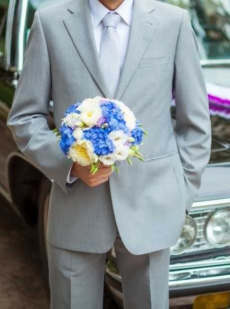 "Voronin" Чоловічий світло сірий костюм