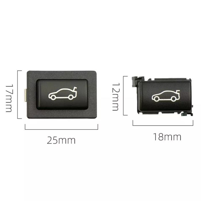 Capa tampa do interruptor  da mala bmw serie 3 5 6 7 f10 f11