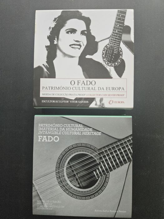 Moedas Prata Proof "O Fado"