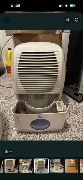 Desumidificador 10 litros - impecável