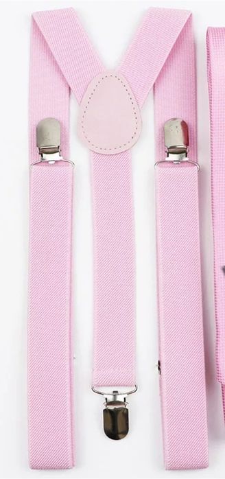 Conjunto suspensórios com gravata ou laço novos