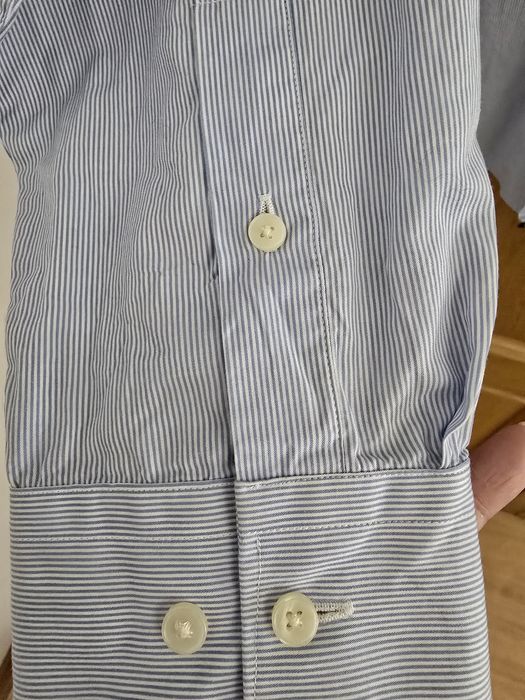 Camisa azul  com riscas Jerem 45