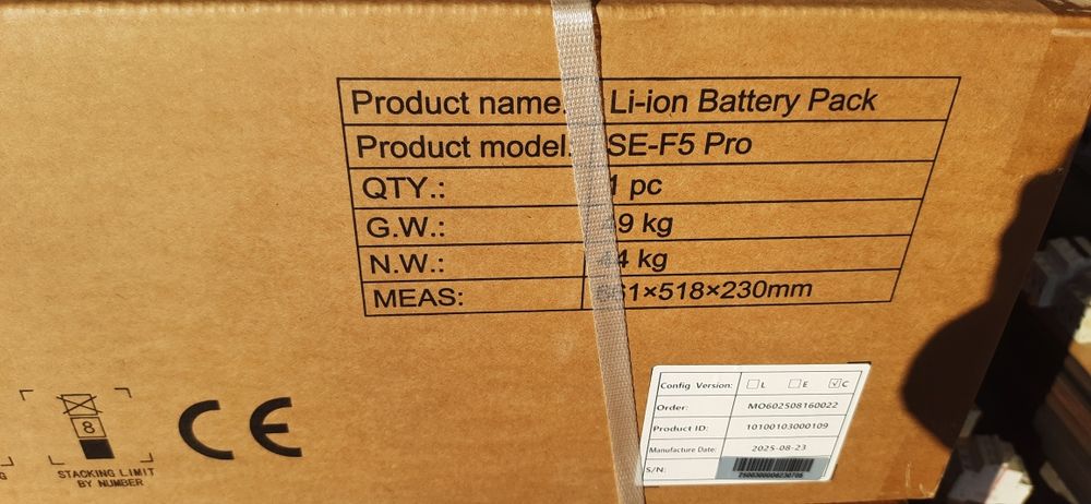 Акумулятор Deye SE-F5 Pro-C Lifepo4 48v 100ah