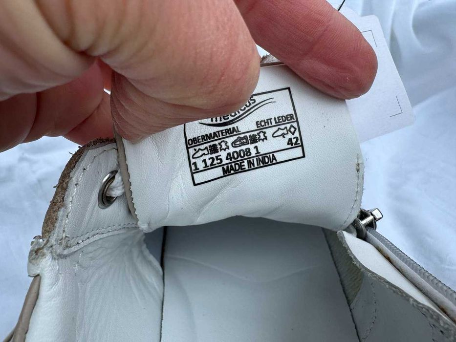 кожаные туфли мокасины кроссовки сникеры Medicus р. 42 27 см