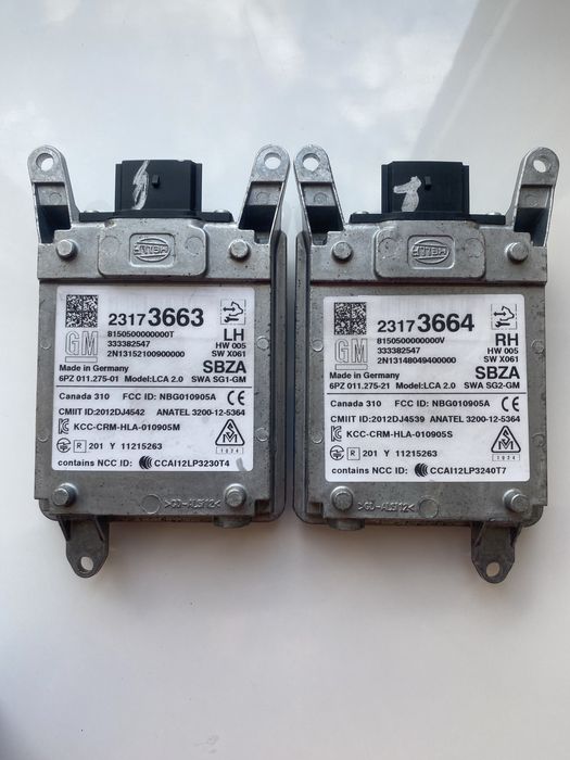 Радар мертвих зон Opel Insignia GM 23173663 23173664: 8 400