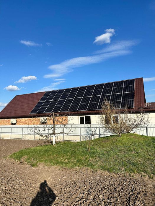 Монтаж солнечных панелей под ключ | Солнечные панели longi solar/trina solar/ja solar/jinko | Інвертор deye | Гарантия качества