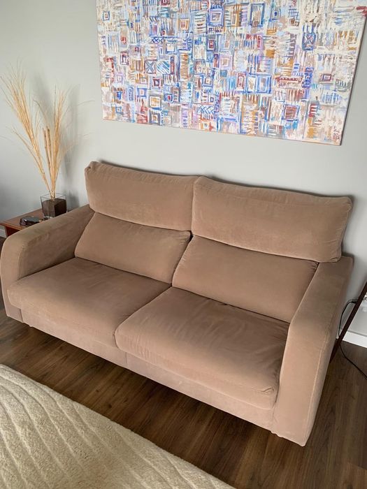 Sofá Sancal. Encosto reclinável.