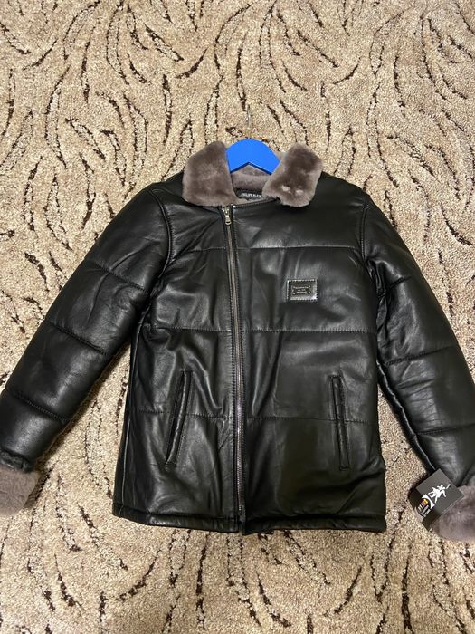 Дублянка куртка шкіра дитяча