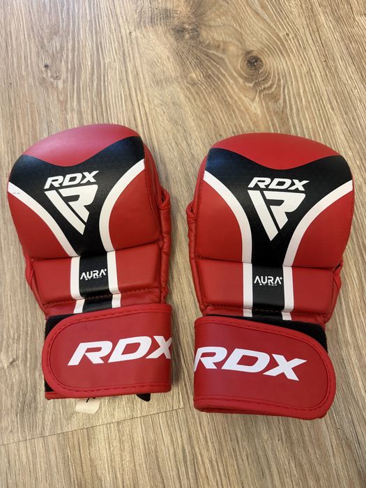 РУКАВИЦІ ДЛЯ ММА RDX grappling gloves shooter aura plus t-17