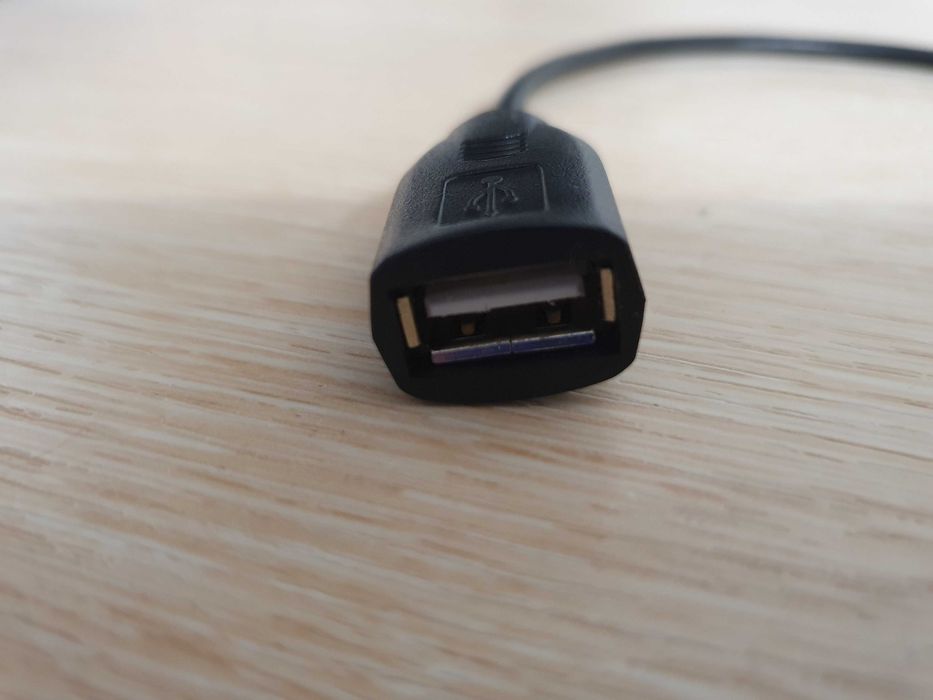 OTG кабель переходник USB (мама) — micro USB (папа) адаптер