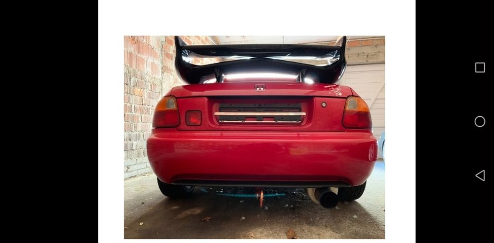 Crx Del Sol zderzak tyl