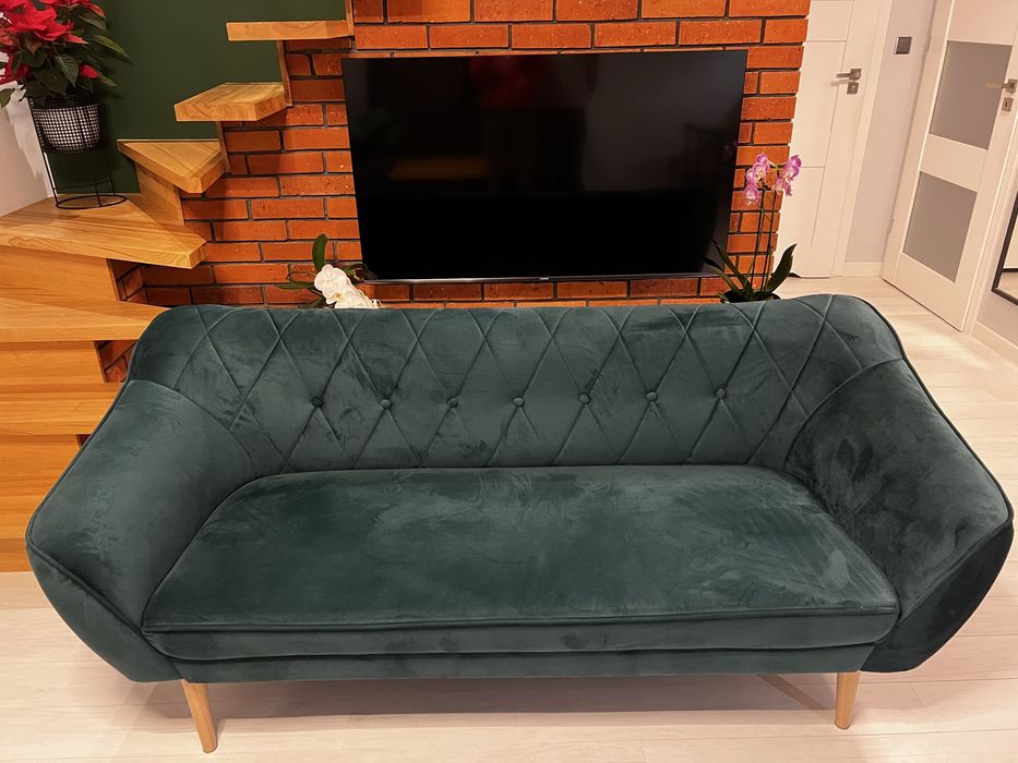 Kanapa 3 osobowa butelkowa zielen