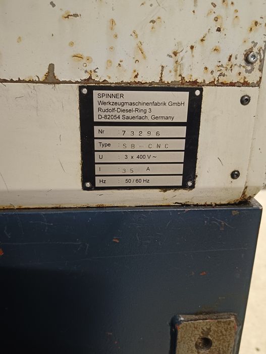 Tokarka CNC Spinner SB sinumerik 810T