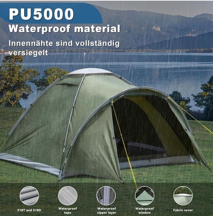 Туристичний намет з ґанком, палатка туристична