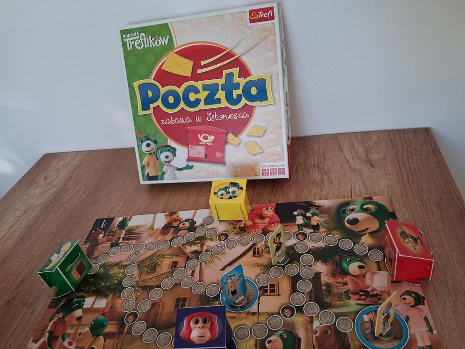 TREFL Poczta Rodziny Treflików gra planszowa, rodzinna