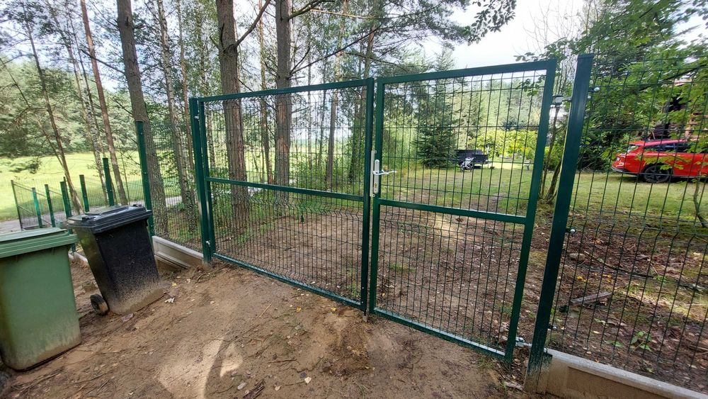 Ogrodzenie panelowe 3D h- 123cm Panel, Podmurówka SUPER CENY