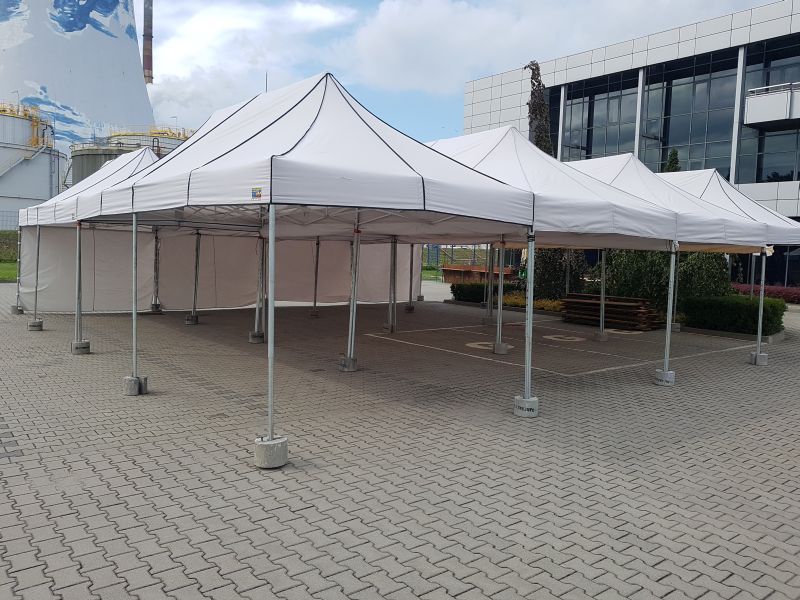 namiot 3x6 z 3 bokami nowy  ALU-MIX sprzedam