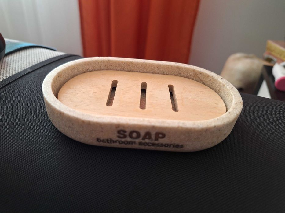 Saboneteira de Pedra com Escorredor