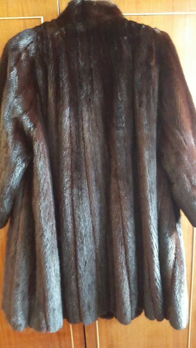 Полушубок, Норковая шуба, из натурального меха норка 50-52
