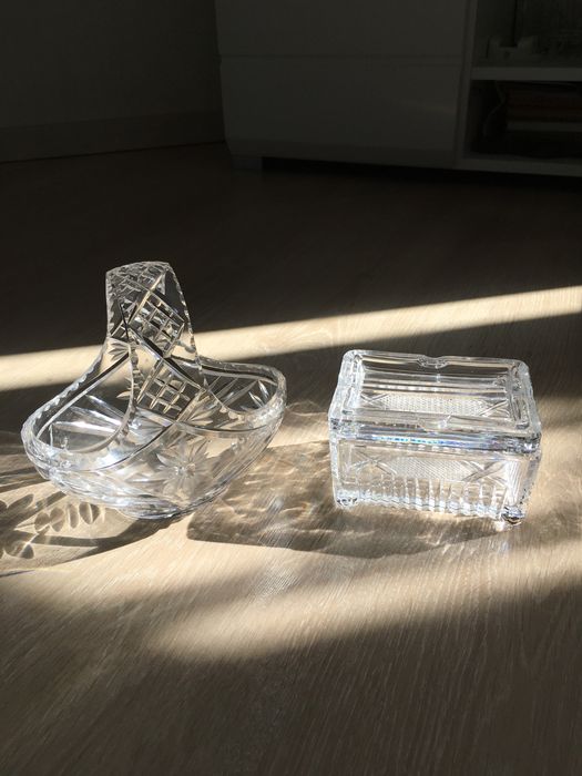 Конфетница хрустальная. Германия.