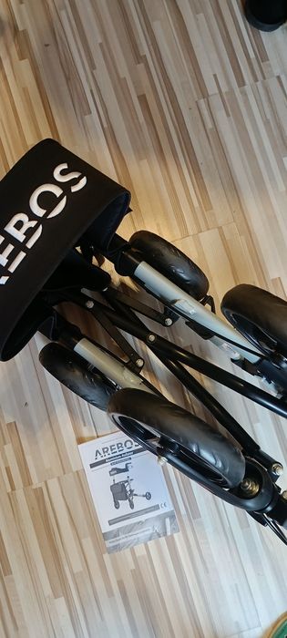 Chodzik rollator Arebos czarny nowy inwalidzki