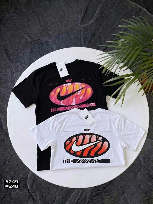 Черная / Белая | Новая Футболка Nike Jordan Air Max | XS-XXL