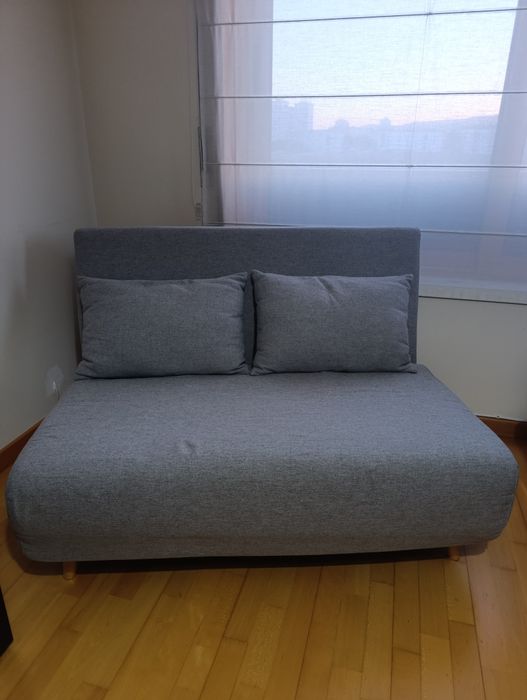 Sofá-cama Sklum cinza em excelente estado