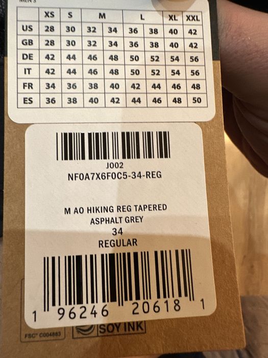 Ocieplane spodnie The North Face nowe oryginal 100%