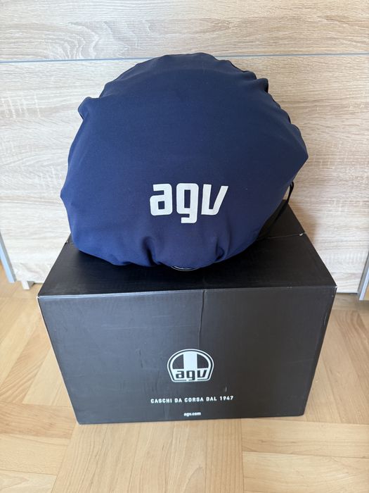 Kask AGV K-5 S DarkStorm Matt Black/Red M/L