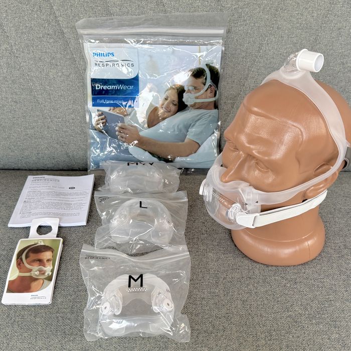 Нова Ротоносова сіпап маска Philips DreamWear Full Face Mask,4 насадки