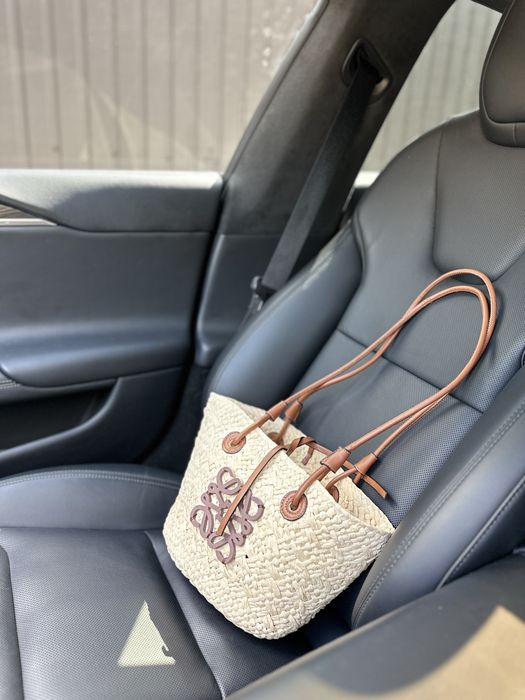 Сумка плетена пляжна Loewe М середній розмір